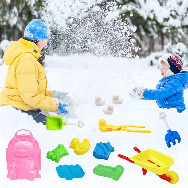 10 UNIDS Snow Snowball Maker Clip Maker Animal Shaped Castle Snow Sand Mold Tool Winter Snow Toys Kit Wmkox8yii shdjk6588