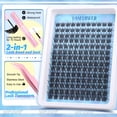 thumbnail image 2 of Kit de extensión de pestañas Lanflower Wispy Lash Clusters C Curl, 2 of 7