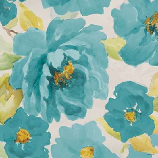 Teal Floral Delicat