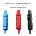 thumbnail image 4 of BIBABLYKE Aluminum Alloy Valves Cores Remover Easy Inner Tube Repair Removal Tool for Presta & Schrader Tubeless Cycling Tires, 4 of 7
