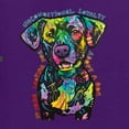 thumbnail image 2 of Dean Russo Unconditional Loyalty Dog Lover Mens Graphic Tank Top, Purple, XX-Large, 2 of 6