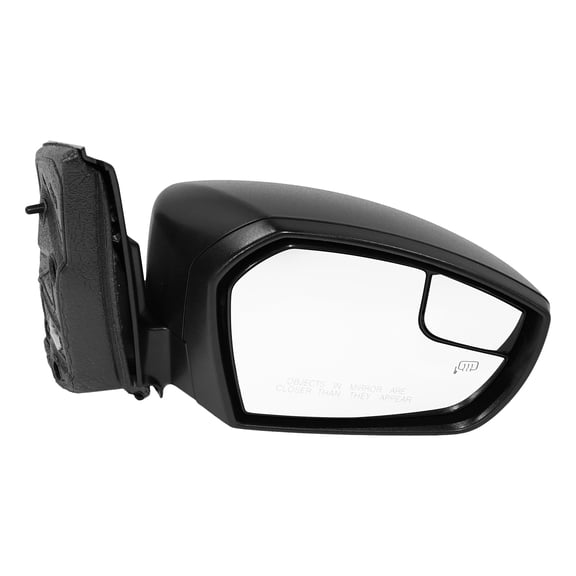 MIRROR Compatible For 2017-2019 Ford Escape Right Passenger Heated Power Glass Textured Black