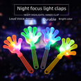 thumbnail image 1 of Badajo luminoso fluorescente palma aplauso flash aplauso mano grande Vibraciones navideñas Badajo Niños Adultos, 1 of 5