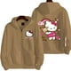 thumbnail image 1 of Sudadera con capucha y cremallera para mujer, ropa de calle Kawaii con estampado de Hello Kitty, Sanrio, otoño e invierno, 2024, 1 of 7
