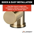 thumbnail image 4 of Lippert 2024000066 Flow Max Square Gooseneck Faucet - Satin Bronze, 4 of 6