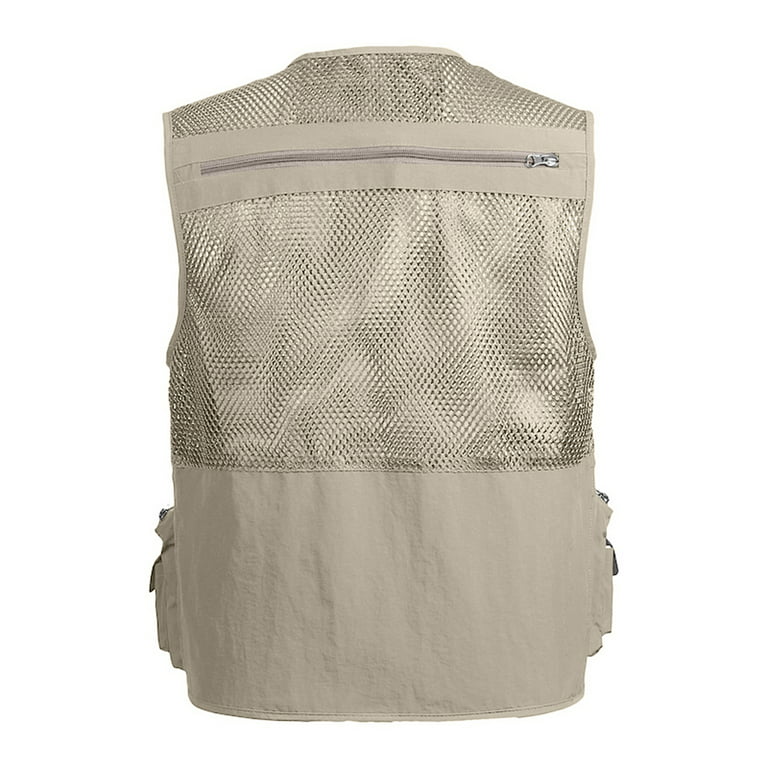 Waxaya Lightweight Fly Fishing Vest with Multi Pockets Adjustable Size Mesh  Fishing Backpack for Men and Women : : Sports & Outdoors