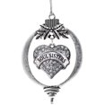 thumbnail image 1 of Soul Sisters Pave Heart Holiday Christmas Tree Ornament With Crystal Rhinestones, 1 of 6
