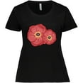 thumbnail image 3 of Inktastic Red Poppy Flowers Women's Plus Size T-Shirt, 3 of 5