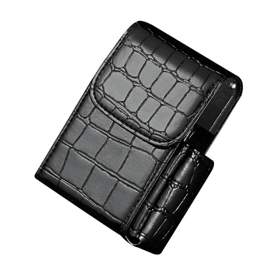 GASTROPOD Leather Cigarette Case Flip Top Tobacco Holder Pouch Best Gift for Men Women