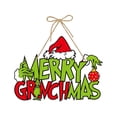 thumbnail image 1 of Grinch colgante adorno colgante adornos navideños navideños para ventana de pared, 1 of 6