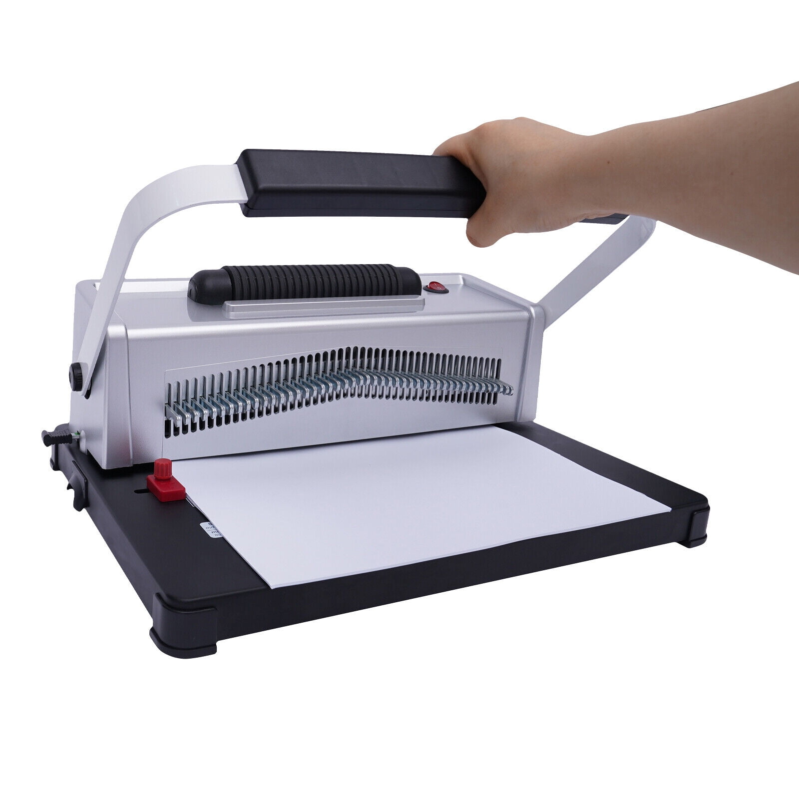 Coil Binding Machine 46 Holes Punch Contracts Binding Tool For Letter