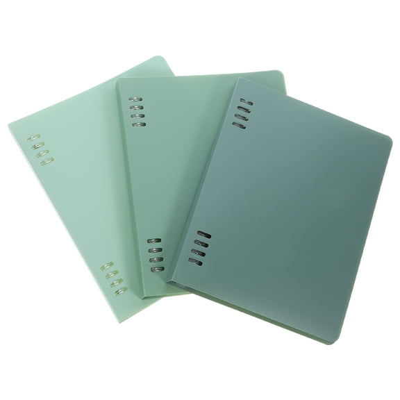 FENGGUIQU 3Pcs Push-pull Clasp Design Damage Resistant Binder
