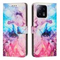 thumbnail image 1 of For Xiaomi 13 Pro Painted Marble Pattern Leather Phone Case(Pink Purple),iPhone 16 Plus, 1 of 6