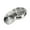 Two cup plates with, variant on 39 Hole Stainless Steels Communion Tray Stackable Design Large Capacity Serving Plate for Church Services and Religious Event