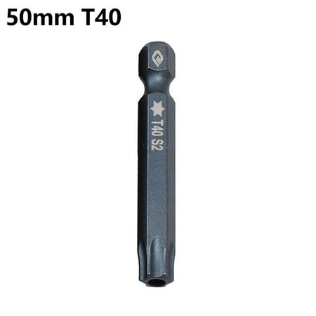 

RANMEI 1pc 50mm Blue Magnetic Torx Screwdriver Bits Set Electric Screwdriver T5-T40