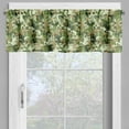 thumbnail image 2 of Ambesonne Frog Valance Pack of 2, Skull Camouflage Design, 54"X12", Sage Pine Green, 2 of 5