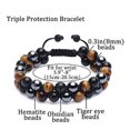 thumbnail image 3 of Hematite Bracelet,Hemios Hematite Bracelet,Hemios Hematite Bracelet Men - Reignites Masculine Energy, Natural Hematite Stone Beaded Stretch Healing Bracelets, 3 of 9
