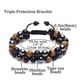thumbnail image 3 of Fiudx Pulsera Magnética con Diseño de Cuentas de Hematita. Favorece La Relajación Gracias a Su Piedra de Ojo de Tigre. Reduce El Dolor y La Hinchazón. Mejora El Bienestar y El Sueño. Ideal para Un Es, 3 of 6