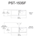 thumbnail image 2 of Dainolite 3LT Incandescent Semi-Flush Mount, AGB w/ GRY Shad, 2 of 2