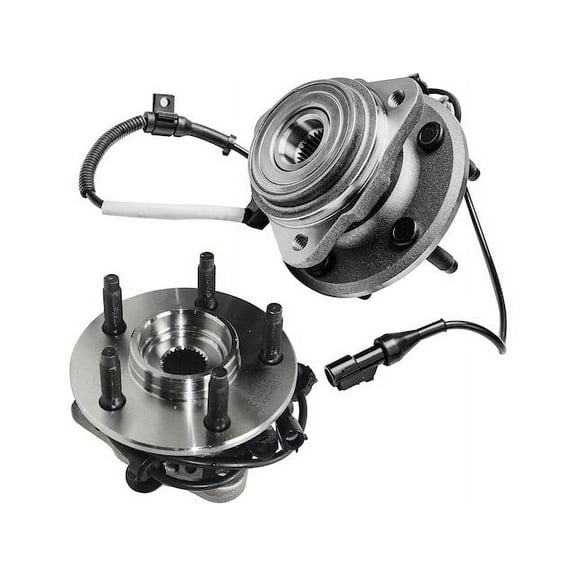 Front Wheel Hub Assembly Set - Compatible with 1997 - 2001 Mercury Mountaineer 1998 1999 2000