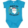 thumbnail image 3 of Inktastic Baby's 1st Christmas Santa with Candy Canes Boys or Girls Baby Bodysuit, 3 of 5