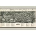 thumbnail image 1 of 24"x36" Gallery Poster, Aero-view map of Monroe, New York 1923, 1 of 1