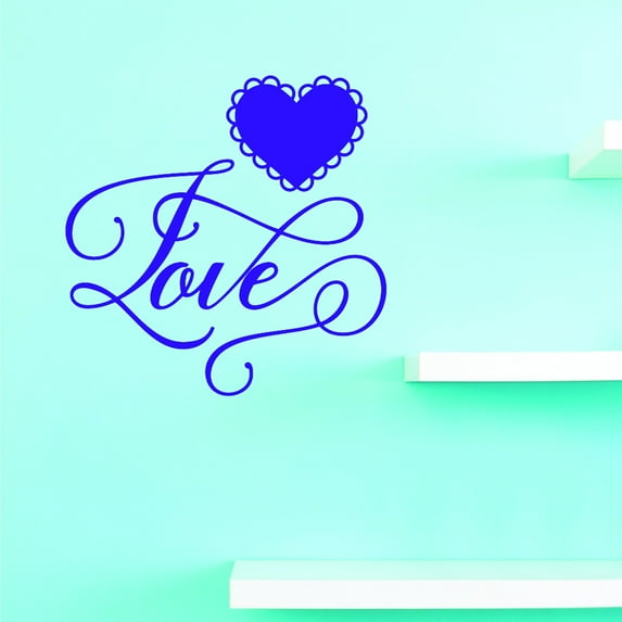 Vinyl Wall Decal Sticker : Love Home Decor Picture Art 18 x 18 Inches