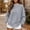 Gray, variant on jjayotai Womens Oversized Mock Neck Sweatshirts Casual Loose Fit Pullover Solid Color Long Sleeve Side Slit Split Tunic Tops