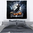 thumbnail image 3 of Happy Halloween Labrador Retriever Witch Pumpkins Bats Tapestry Lab Dog Lover Gifts Wall Hanging Backdrop Home Decor - 13012, 3 of 5