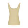 thumbnail image 5 of Jsaierl Women's Ribbed Tank Tops Plus Size Soft Stretch Cotton Cami Slim Fit Solid Color Layering Casual Undershirts S-5XL, 5 of 7