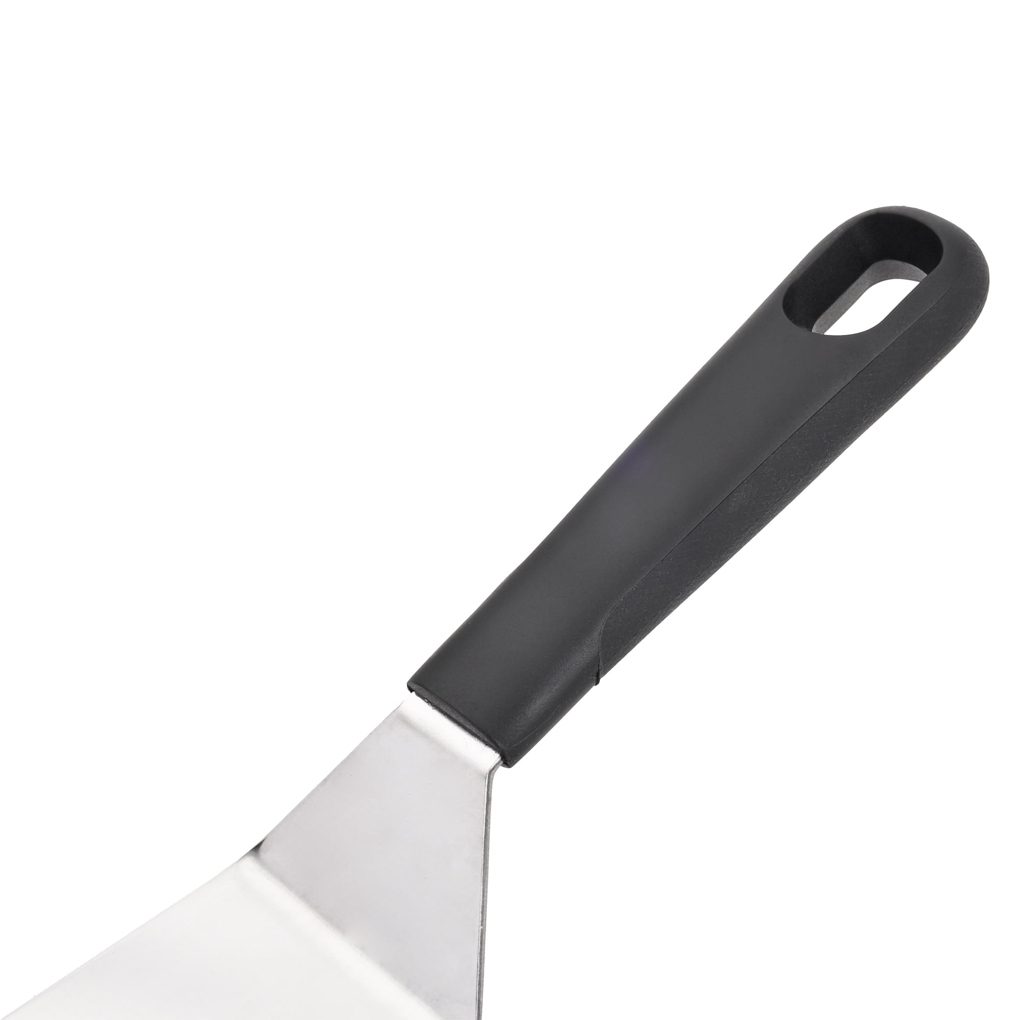 Mainstays Stainless Steel Mini Dessert Spatula with Softgrip Handle for Serving Pancakes or Desserts
