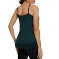 thumbnail image 2 of MISS COCOLI Women Camisole with Built in Bra Plus Size Casual Loose Tank Tops Sleeveless Shirts Lace Tops (S-4XL), 2 of 6