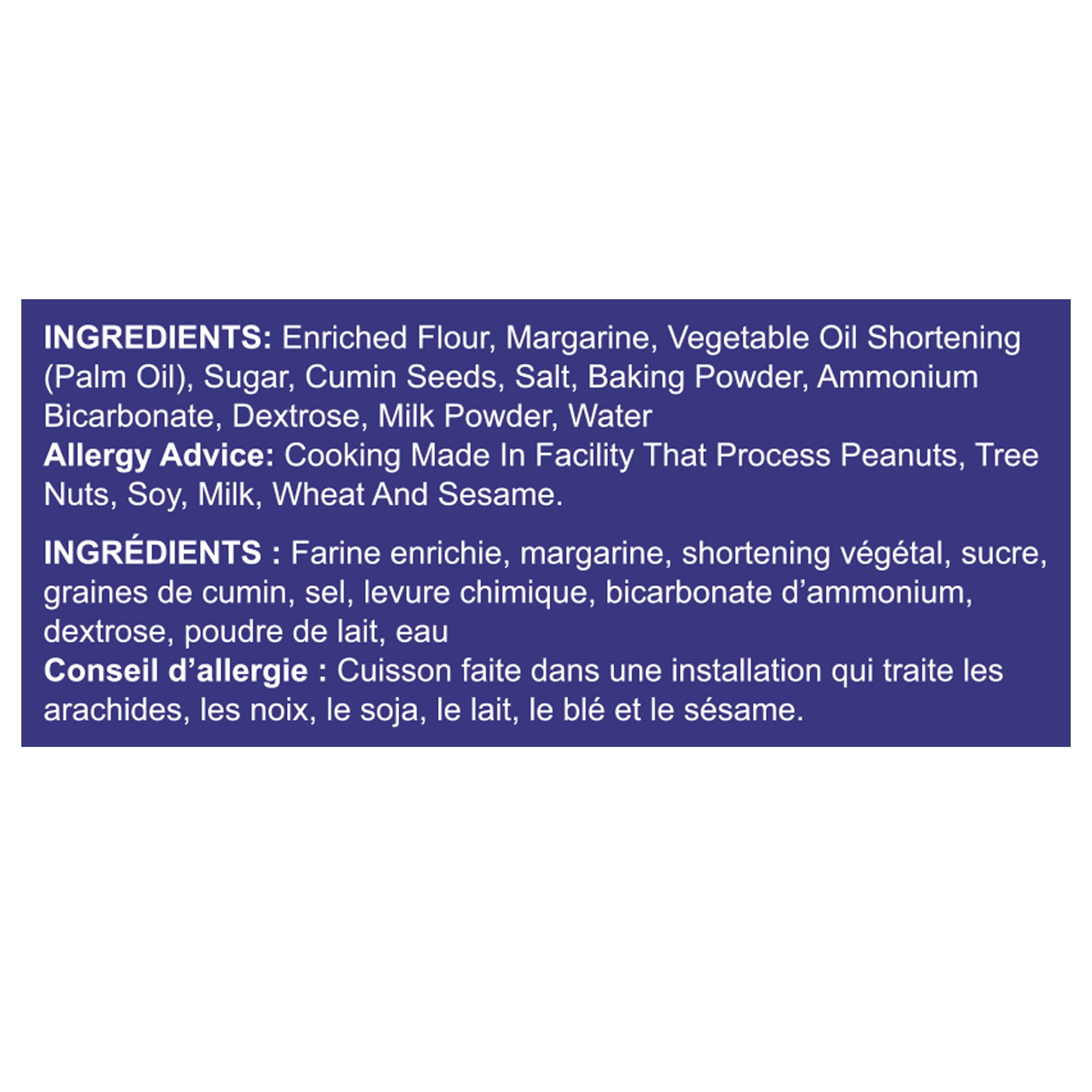 Biscuits Verka au Cumin