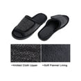 thumbnail image 3 of DL Adjustable Mens Slippers Memory Foam Open Toe House Slippers, 3 of 7