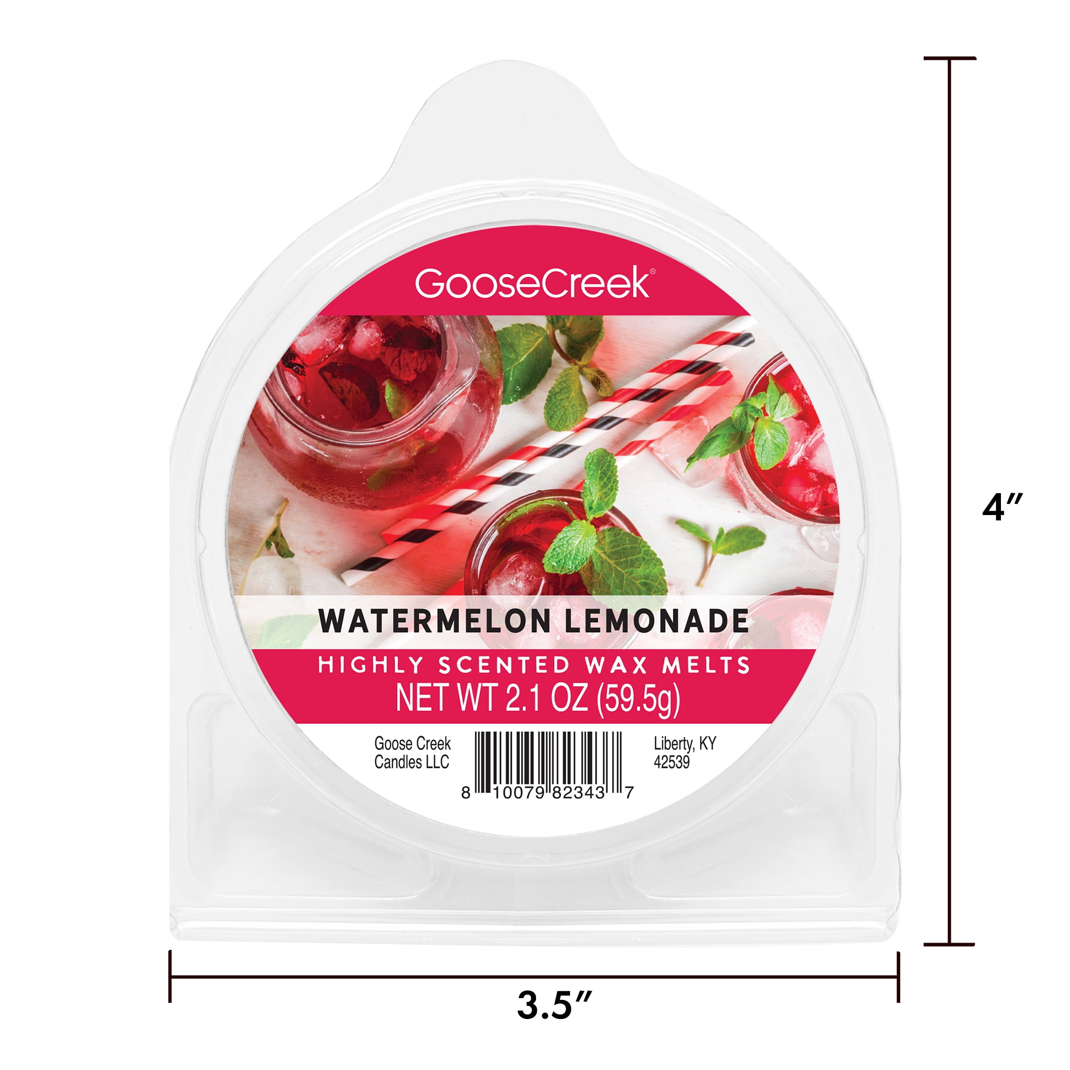 (5 pack) Goose Creek Watermelon Lemonade Scented Wax Melt, 2.1oz.