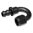thumbnail image 1 of Red Horse Performance RHP2180-08-2 2000 Series 180 deg Push Lock Hose End - Black, 1 of 1