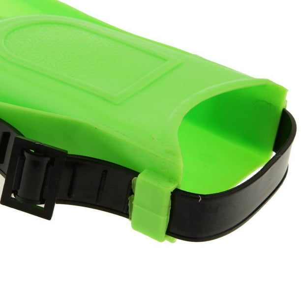 Adults Adjustable Flippers Swimming Diving Learning Water Tools S Green ...