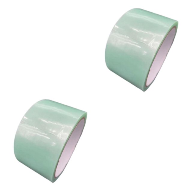 Transemion Creative Sticky Ball Rolling Tape Decorative Game DIY for Party Children Green 6 x 10m 2Set