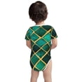 thumbnail image 2 of Rocae Green Mosaic Glass for Baby Cotton Short-Sleeve Bodysuits for Unisex Onesies Bodysuit-18 Months, 2 of 7