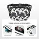 thumbnail image 5 of Fotbe Black And White Sheeps Cangurera Cuadrada con Estampado de Doble Capa, Bolsa de Cintura Ajustable Mini para Hombres y Mujeres, 5 of 9