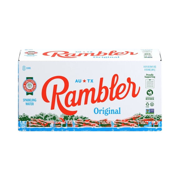 Rambler Original Sparkling Water 8 - 12 fl oz Cans