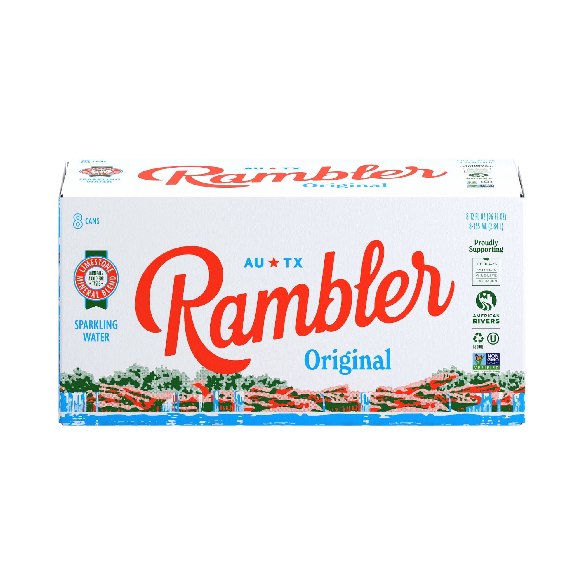 Rambler Original Sparkling Water 8 - 12 fl oz Cans