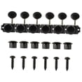 thumbnail image 4 of Almencla 6 in Line Guitar Tuning Pegs Guitar Machine Heads Knobs, Metal for Electric Guitar, Smooth Tuning Tuning Keys 6L Guitar Tuner, 4 of 8