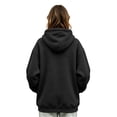 thumbnail image 4 of Stralyhd Zipper Cat Pouch Hoodie for Women Oversized Sweatshirt with Dog Pouch Fleece Kangaroo Pouch Hoodie Hooded Animal Holder Pullover Black M, 4 of 5