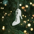 thumbnail image 2 of Worgeous 6 pcs  Mini Princess Shoe Christmas Tree Ornaments High Heel Shaped Shatterproof Baubles Christmas Tree Decoration for Xmas Tree Decorations, 2 of 8
