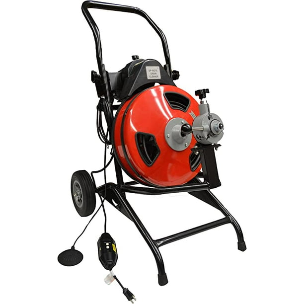 550 Watt Portable Septic Tank Auger Main Line Home Plumbing Auger (100