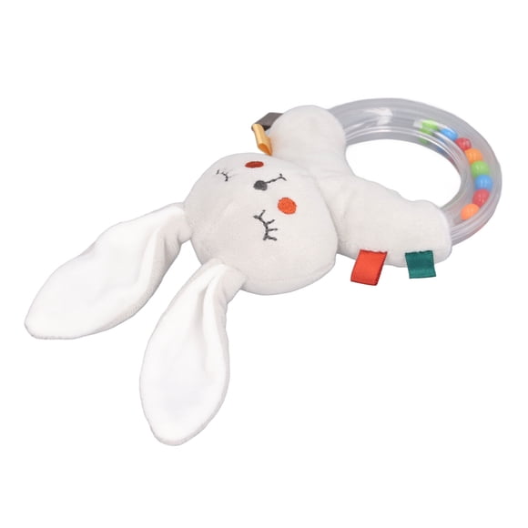 Toy Baby Rattles  Toy Soft Plush Colorful Bright Color Rattle Newborn Sensory Toy
