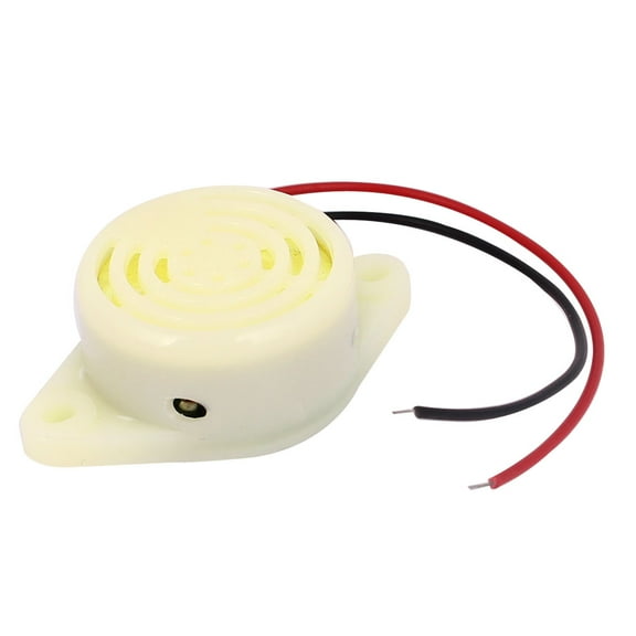 Unique Bargains DC 3V-24V 2-Wired Miniature Continuous Sounder Electronic Alarm Buzzer Beep