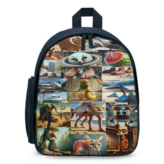 Italian Brainrot Backpack Lightweight Daypack schoolbags Casual Rucksack