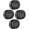 thumbnail image 1 of 4 Pieces Solar Wall Light Outdoor Wall Light Outdoor Wall Lamp Exterior Outdoor Wall Lights Solar Wall Night Lamp Wall Gutter Lamp, 1 of 5